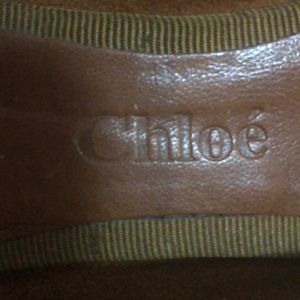 Authentic leather Chloe loafers